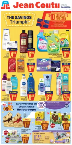 Preview of leaflet Jean Coutu weekly flyer from shop Jean Coutu is valid from Mar 19, 2026