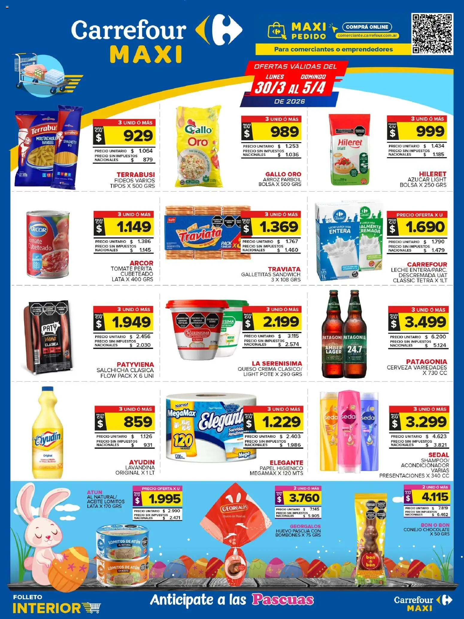 Vista previa del folleto de la tienda Carrefour Maxi válido desde el 30/03/2026 