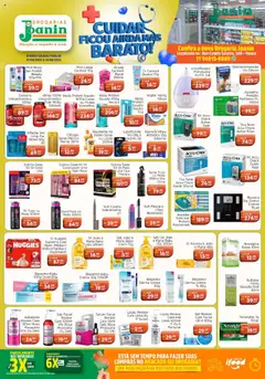 Pré-Visualização do folheto "Ofertas Drogaria" da loja Supermercados Joanin válido a partir de 01/08/2025