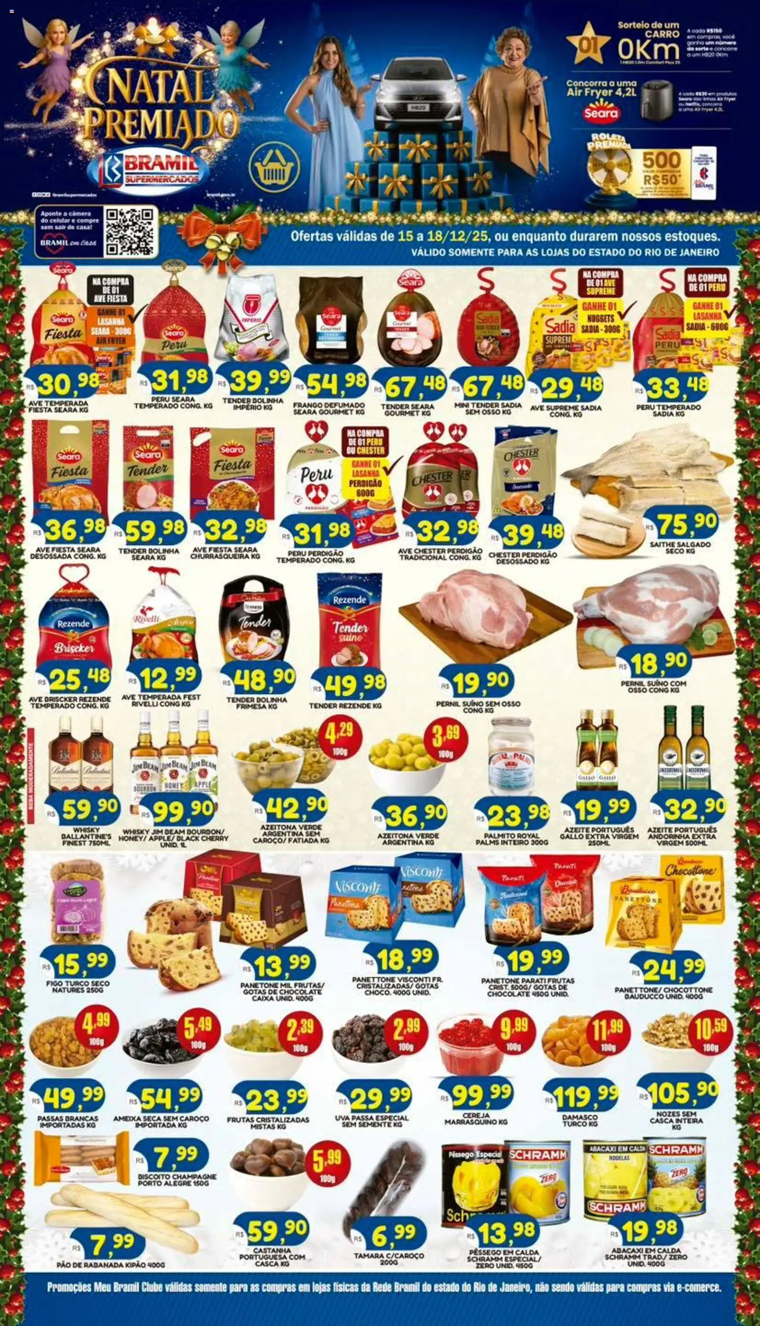 Pré-Visualização do folheto "Ofertas da semana" da loja Bramil Supermercados válido a partir de 15/12/2025