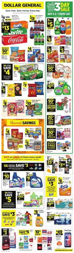 Ad Preview of Dollar General Weekly Ad - TX from 11/02/2025