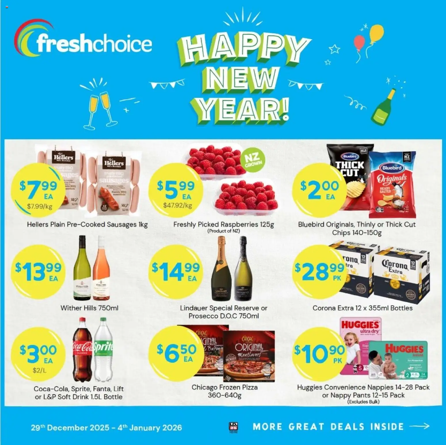 Preview of catalogue Catalogue from shop FreshChoice valid 29 Dec 2025