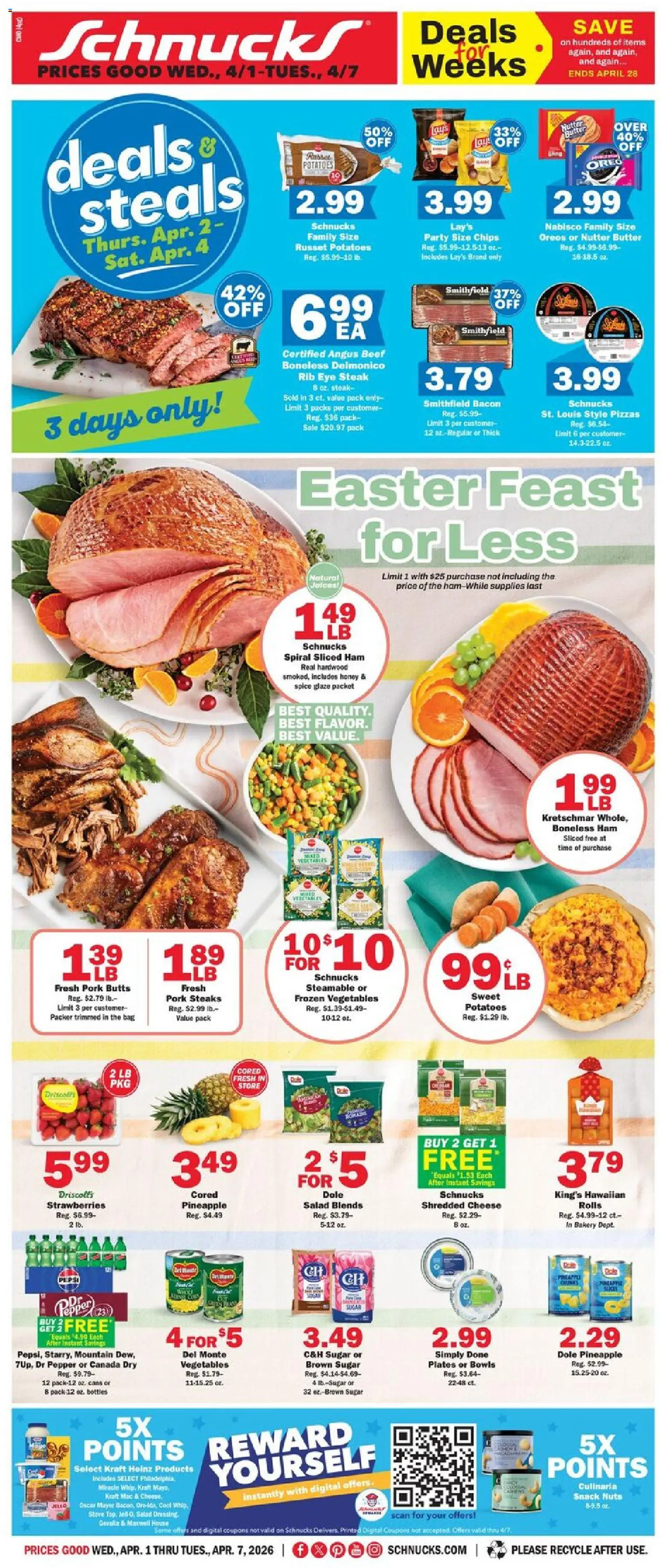 Ad Preview of Schnucks Schnucks Weekly Ad from 04/01/2026