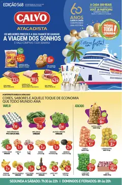 Pré-Visualização do folheto "Ofertas da semana" da loja Calvo Atacadista válido a partir de 31/10/2025 | Página: 1