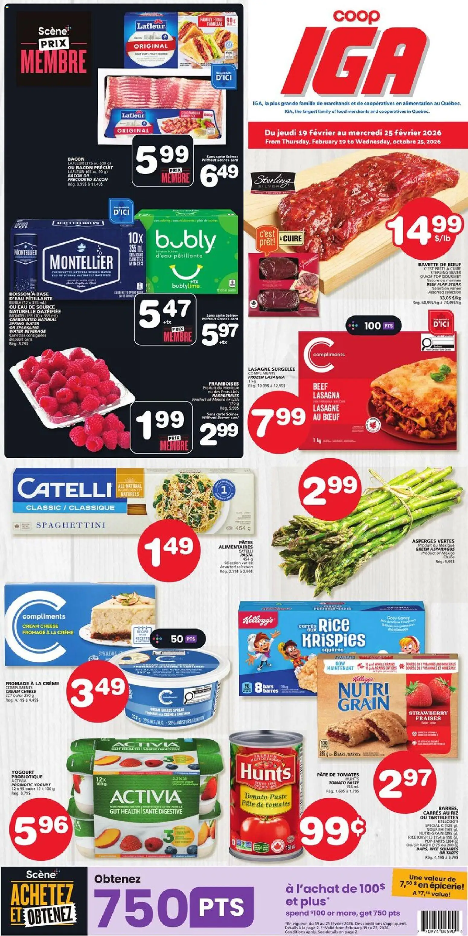 Preview of leaflet Îles de la Madeleine from shop IGA is valid from Feb 19, 2026