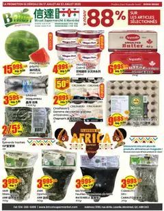 Un aperçu du dépliant Weekly flyer / circulaire du magasin Btrust Supermarket est valide à partir 17 juill. 2025