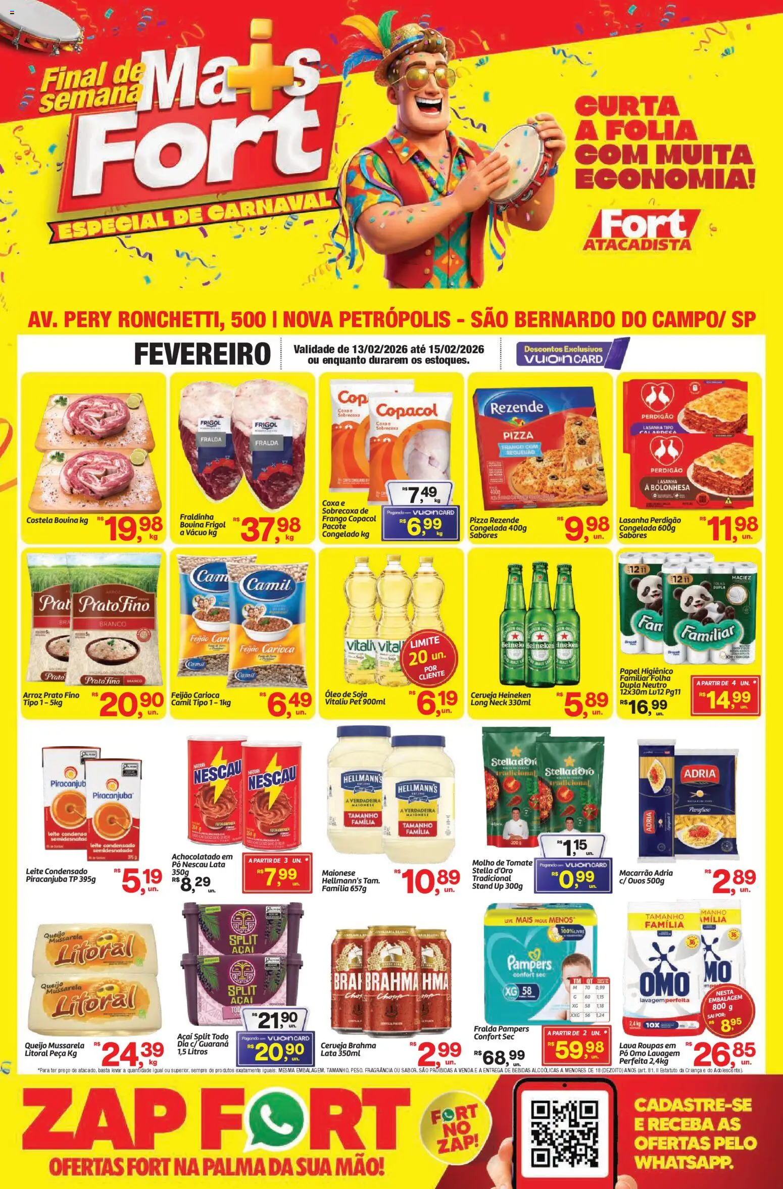 Pré-Visualização do folheto "Ofertas da semana" da loja Fort Atacadista válido a partir de 13/02/2026