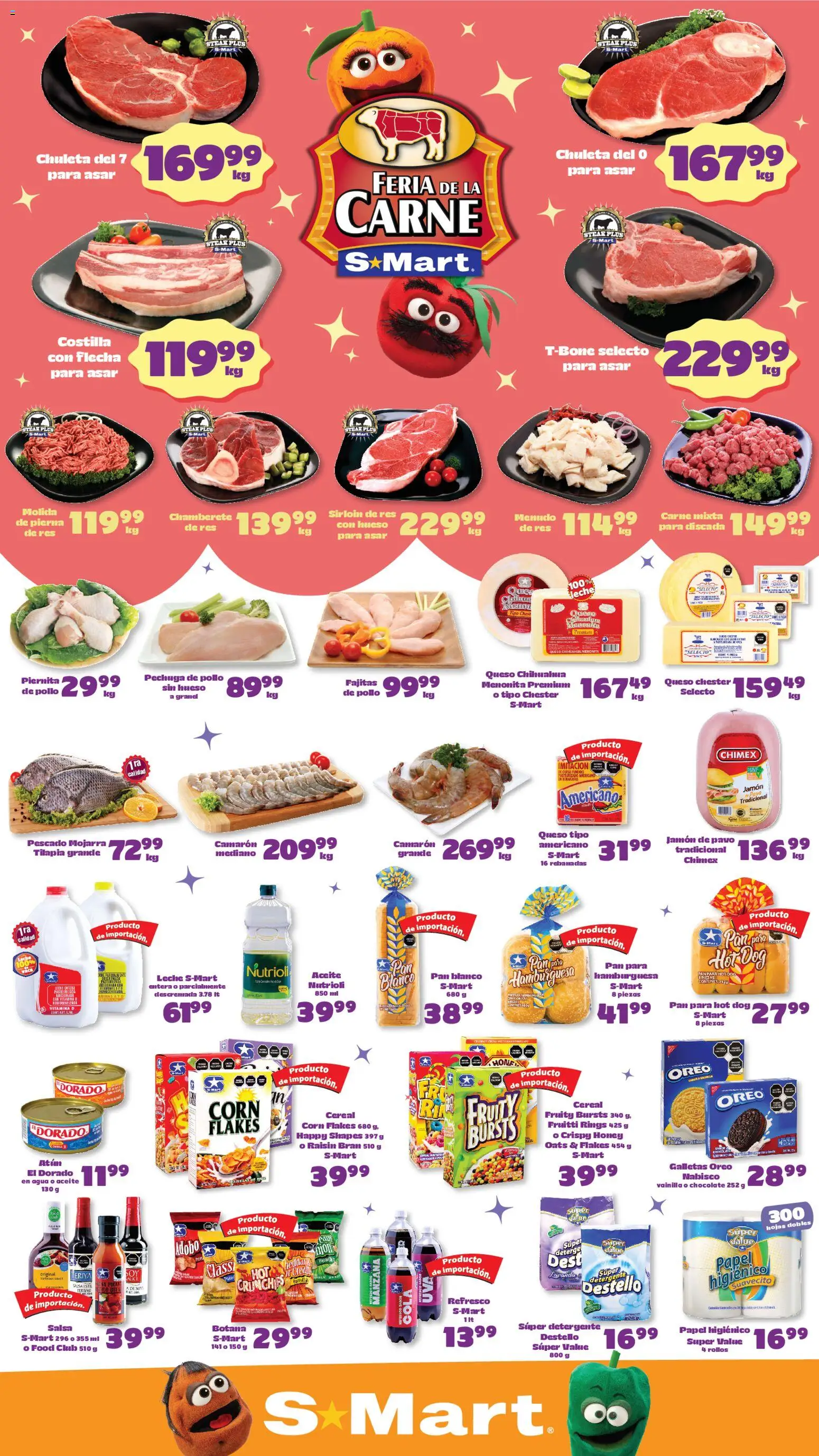 Vista previa las ofertas de la tienda S-Mart - S-Mart folleto Juárez desde el 17/04/2026 