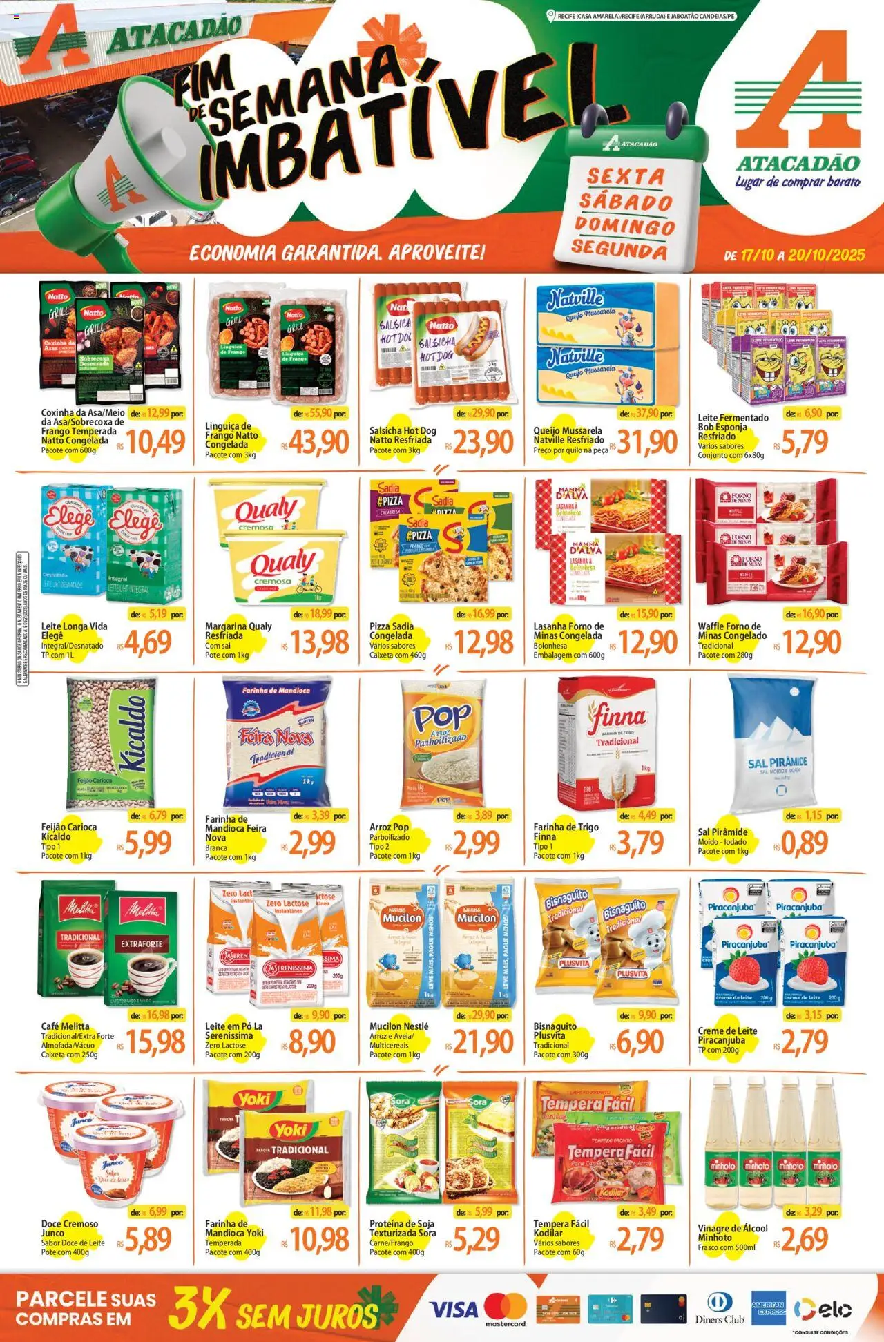 Atacadão folheto "Ofertas - PE" válido a partir de 17/10/2025 - número de página 1