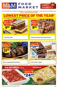 Preview of leaflet Weekly flyer / circulaire from shop M&M Food Market is valid from Dec 18, 2025
