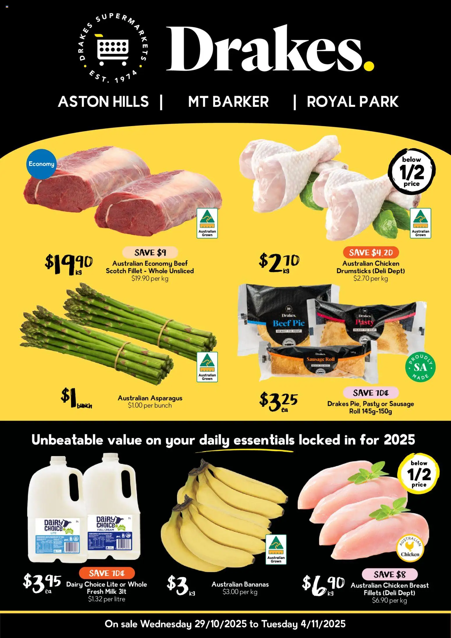 Preview of catalogue Aston Hills, Mt Barker & Royal Park from shop Drakes valid 29/10/2025