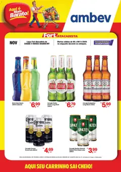 Pré-Visualização do folheto "Ofertas Ambev" da loja Fort Atacadista válido a partir de 06/11/2025