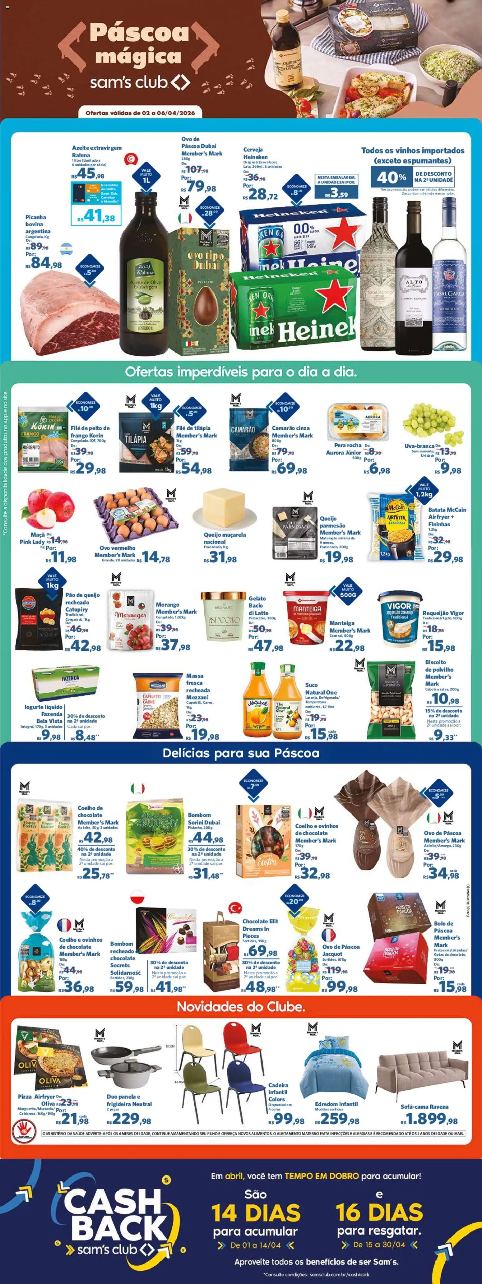 Pré-Visualização do folheto "Sam's Club - Ofertas da semana" da loja Sam's Club válido a partir de 02/04/2026