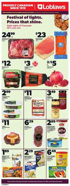 Preview of leaflet General Merchandise - Festival from shop Loblaws is valid from Dec 04, 2025