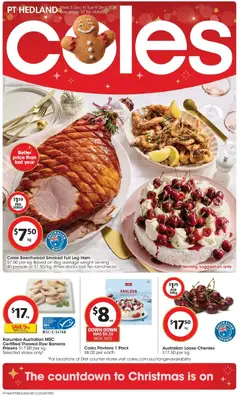 Preview of catalogue Catalogue PT Hedland from shop Coles valid 03/12/2025