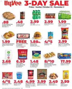 Ad Preview of HyVee 3 Day Sale from 10/31/2025