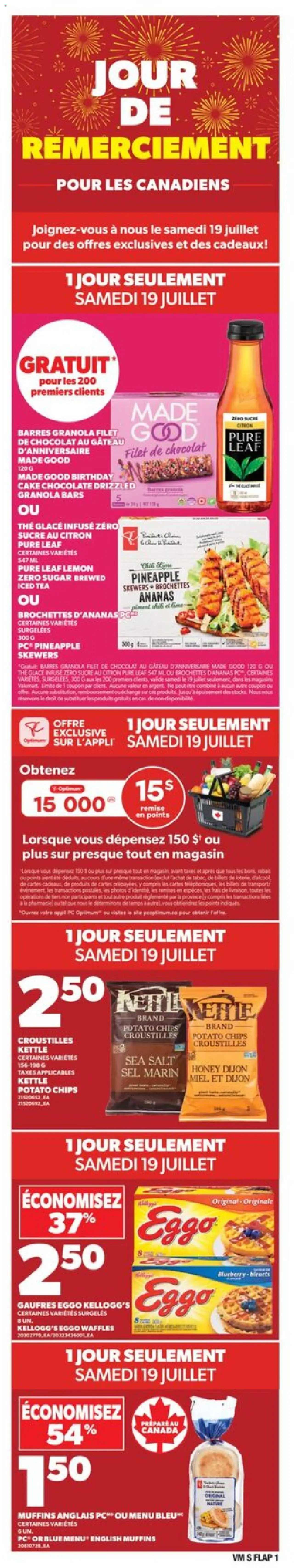 Valu Mart flyer valid from Jul 17, 2025 - page number 1