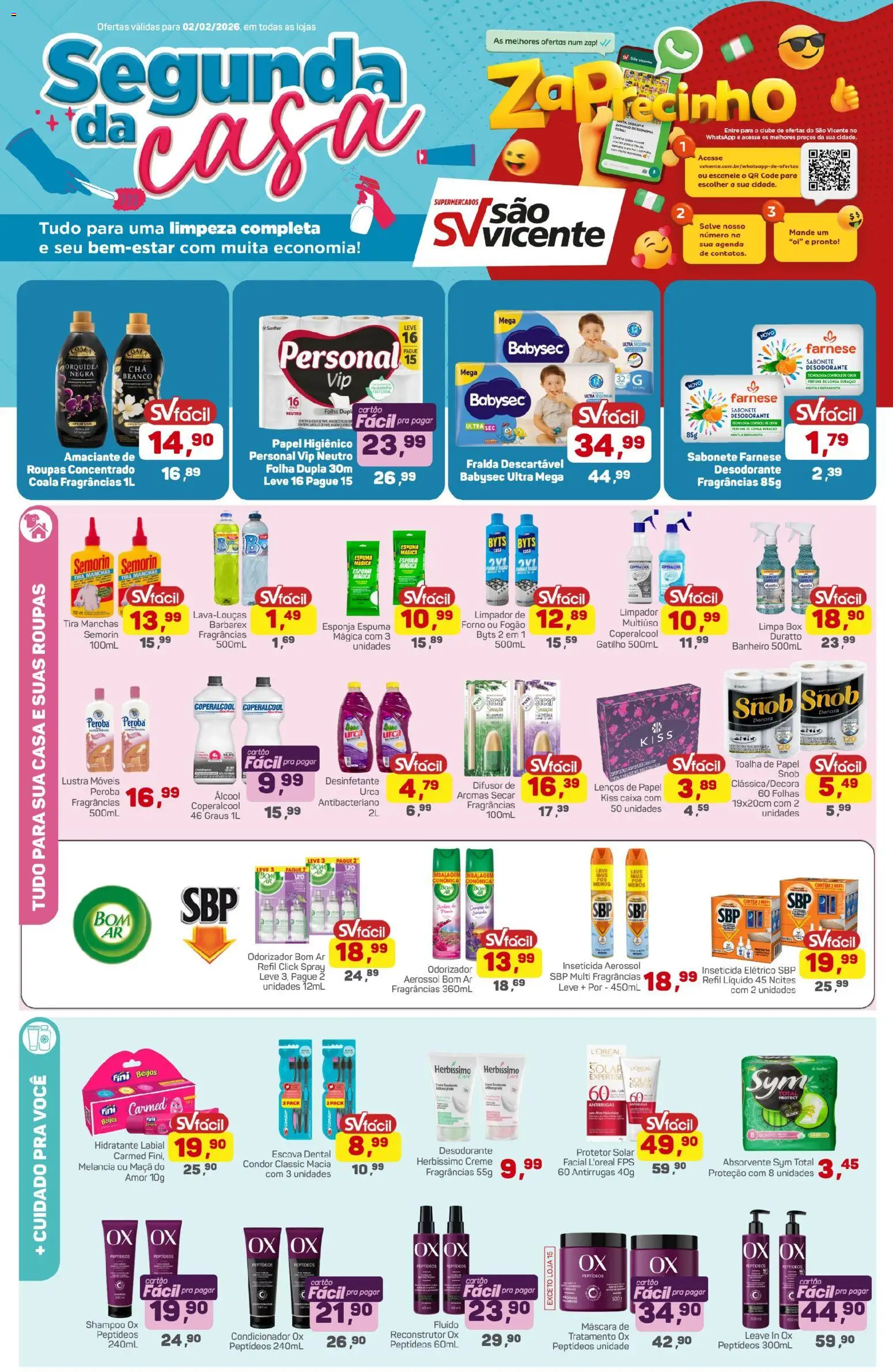 Pré-Visualização do folheto "Ofertas da semana" da loja Supermercados São Vicente válido a partir de 02/02/2026