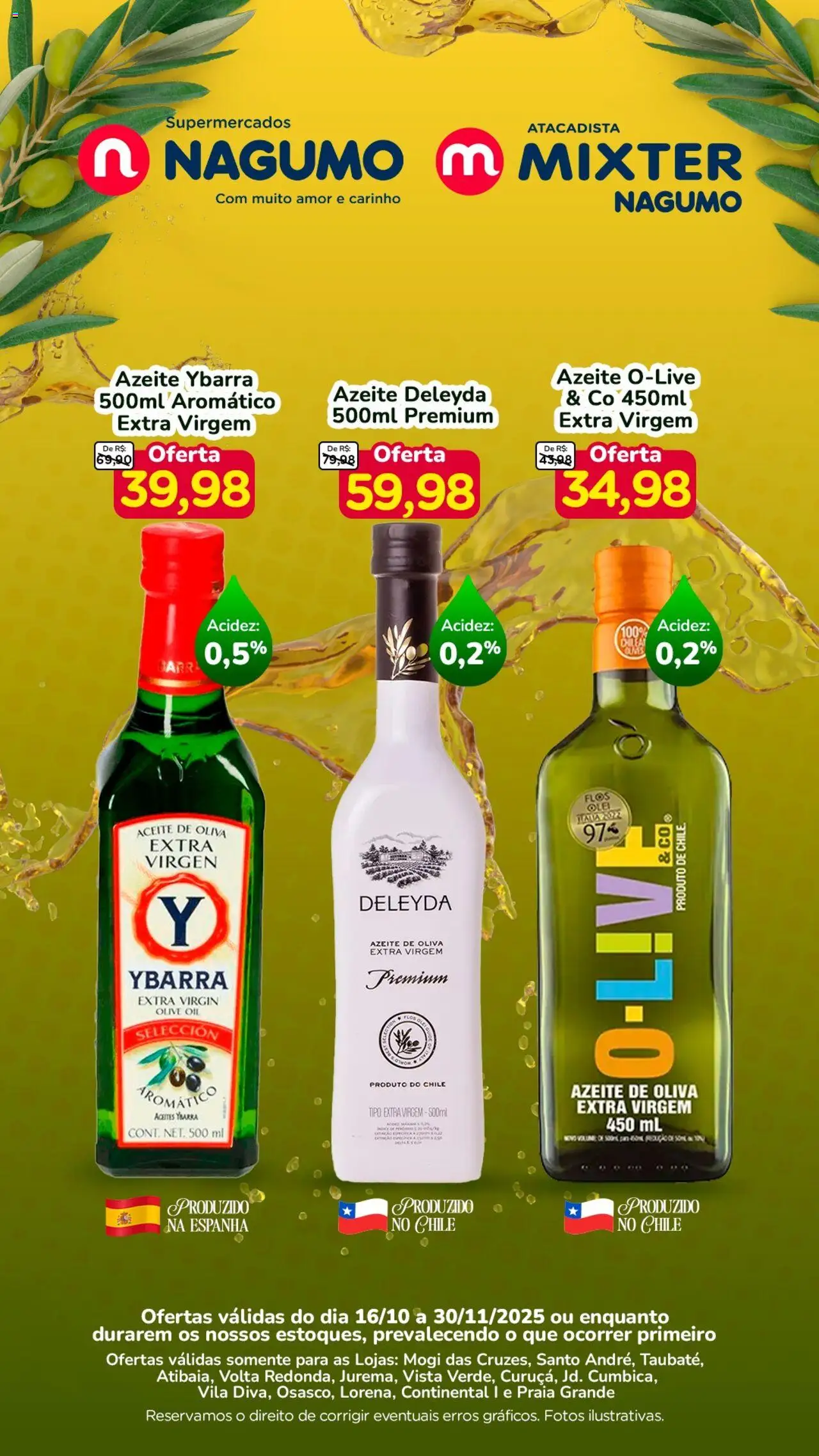 Nagumo folheto "Ofertas Azeites" válido a partir de 16/10/2025 - número de página 1