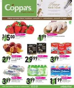 Preview of leaflet Weekly flyer / circulaire from shop Coppas Fresh Market is valid from Jan 01, 2026