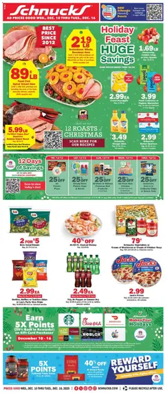 Ad Preview of Schnucks Weekly Print Ad - IL from 12/10/2025