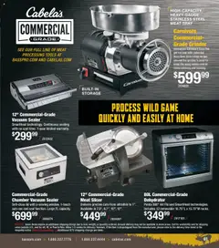 Ad Preview of Cabela's Big Game Hunting 25 from 06/12/2025 | Page: 61