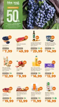 Pré-Visualização do folheto "Ofertas da semana" da loja Oba Hortifruti válido a partir de 30/09/2025
