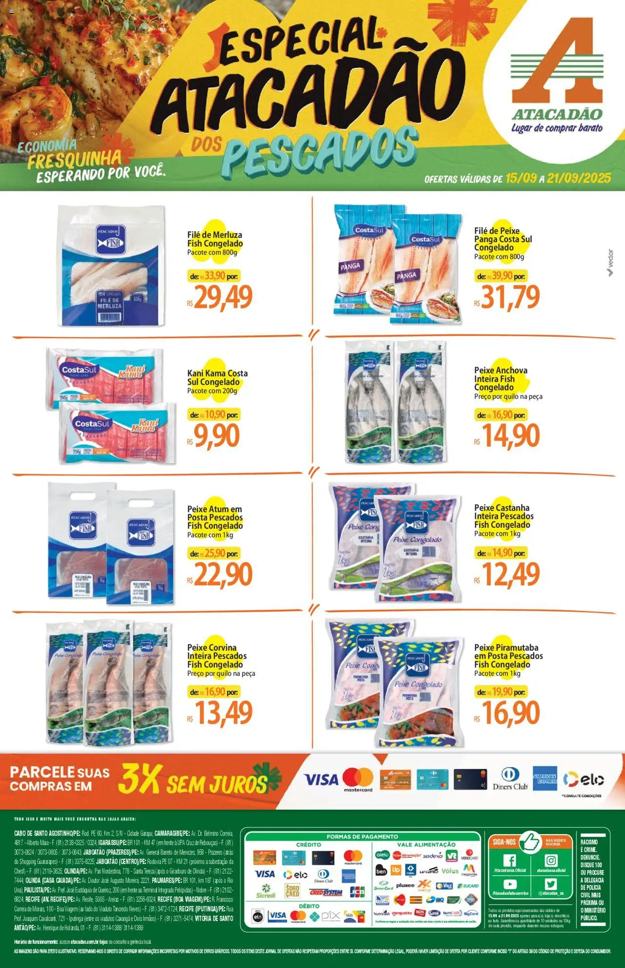 Atacadão folheto "Ofertas - PE" válido a partir de 15/09/2025 - número de página 1