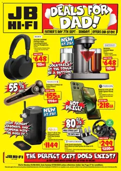 Preview of catalogue Catalogue from shop JB Hi-Fi valid 25 Aug 2025