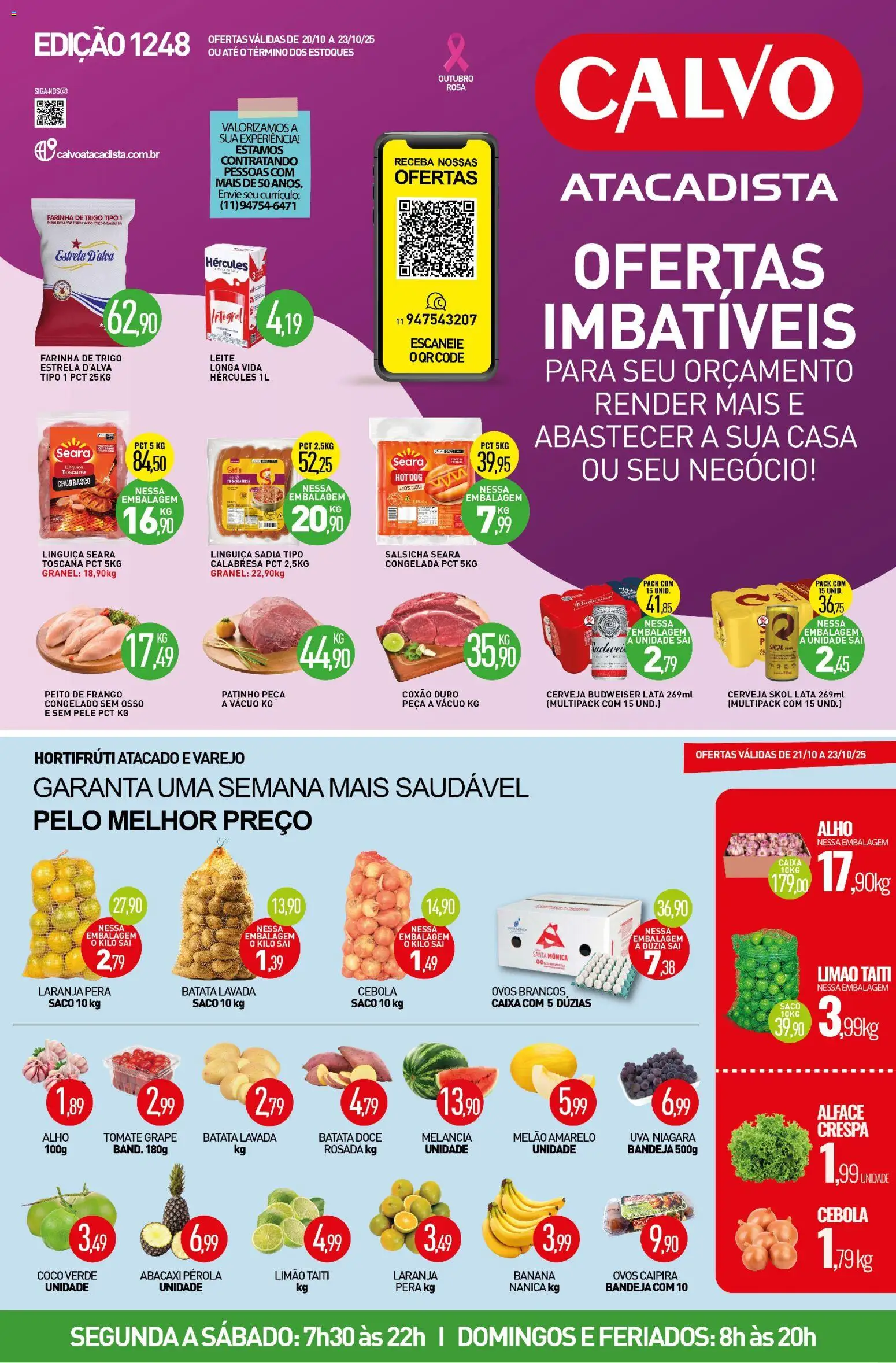Calvo Atacadista folheto "Ofertas da semana" válido a partir de 20/10/2025 - número de página 1