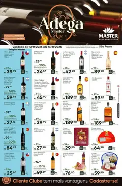 Pré-Visualização do folheto "Ofertas Adega" da loja Master válido a partir de 10/11/2025