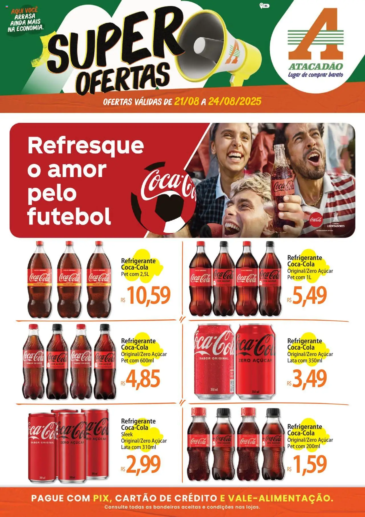 Atacadão folheto "Ofertas - RS" válido a partir de 21/08/2025 - número de página 1