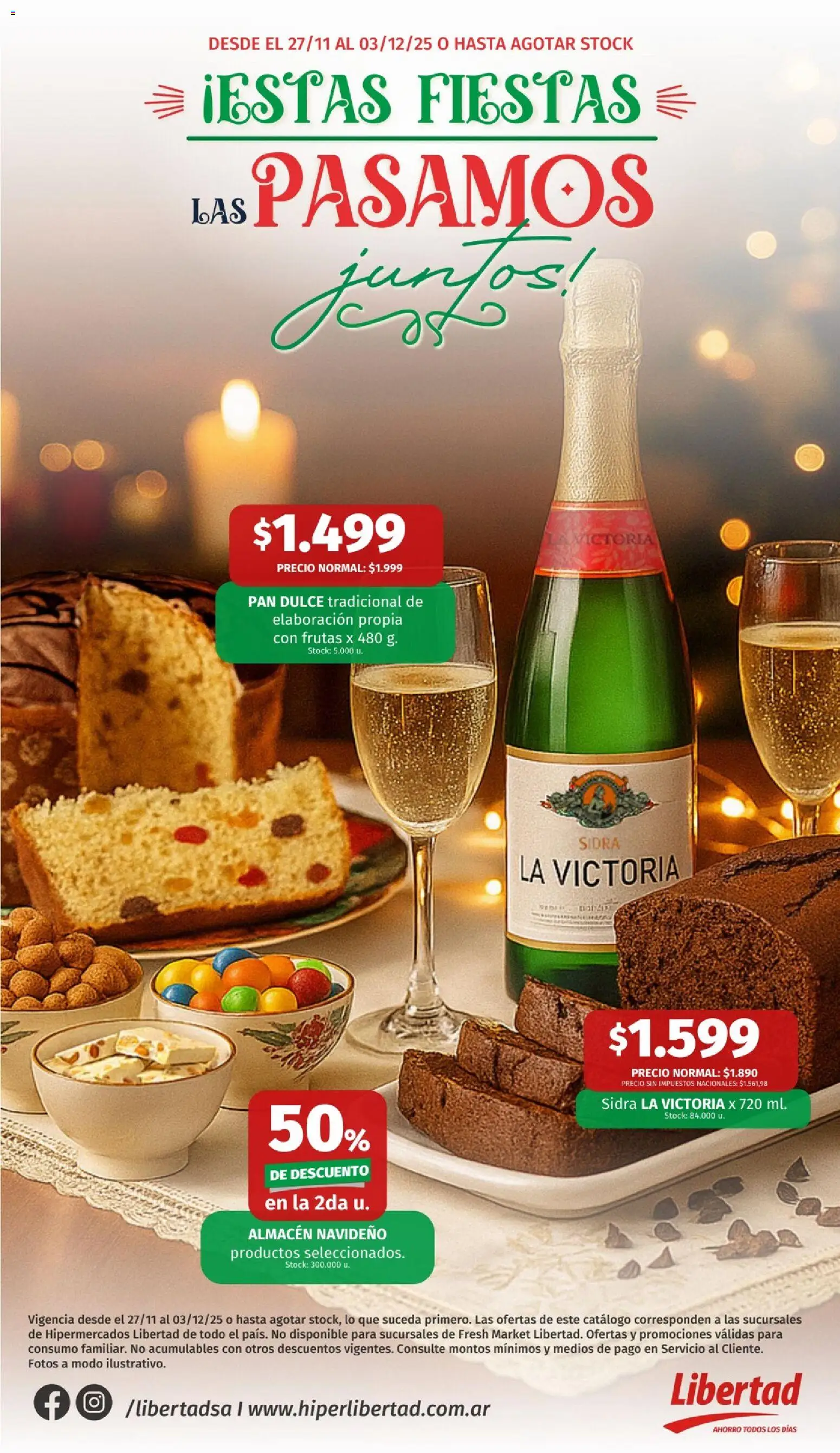 Vista previa del folleto de la tienda Hipermercado Libertad válido desde el 27/11/2025 