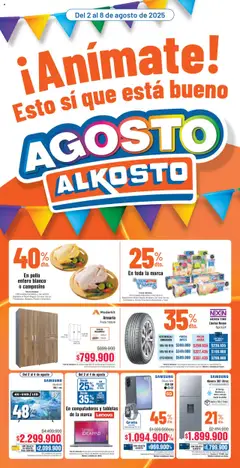  Vista previa del prospecto Catálogo Alkosto del almacen Alkosto válida del 02/08/2025 al 08/08/2025