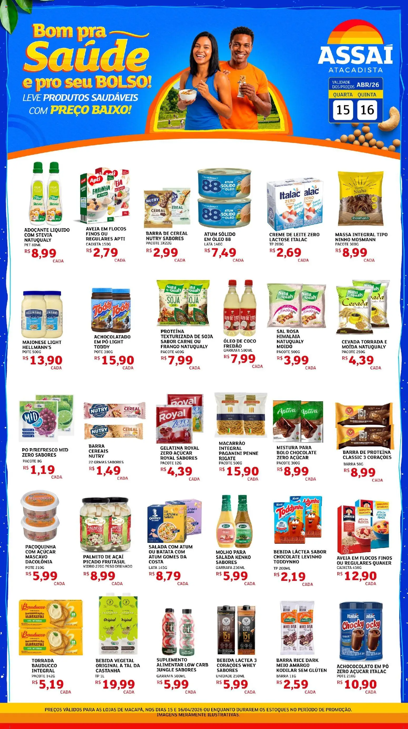 Pré-Visualização do folheto "Assaí Atacadista ofertas - AP" da loja Assaí Atacadista válido a partir de 15/04/2026