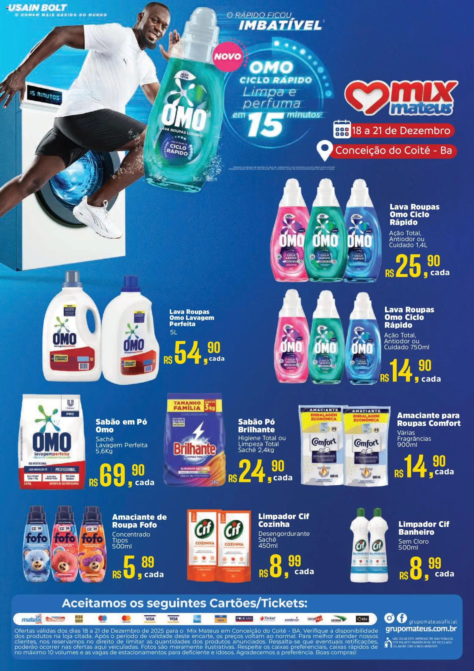 Pré-Visualização do folheto "Ofertas Unilever " da loja Mateus válido a partir de 18/12/2025