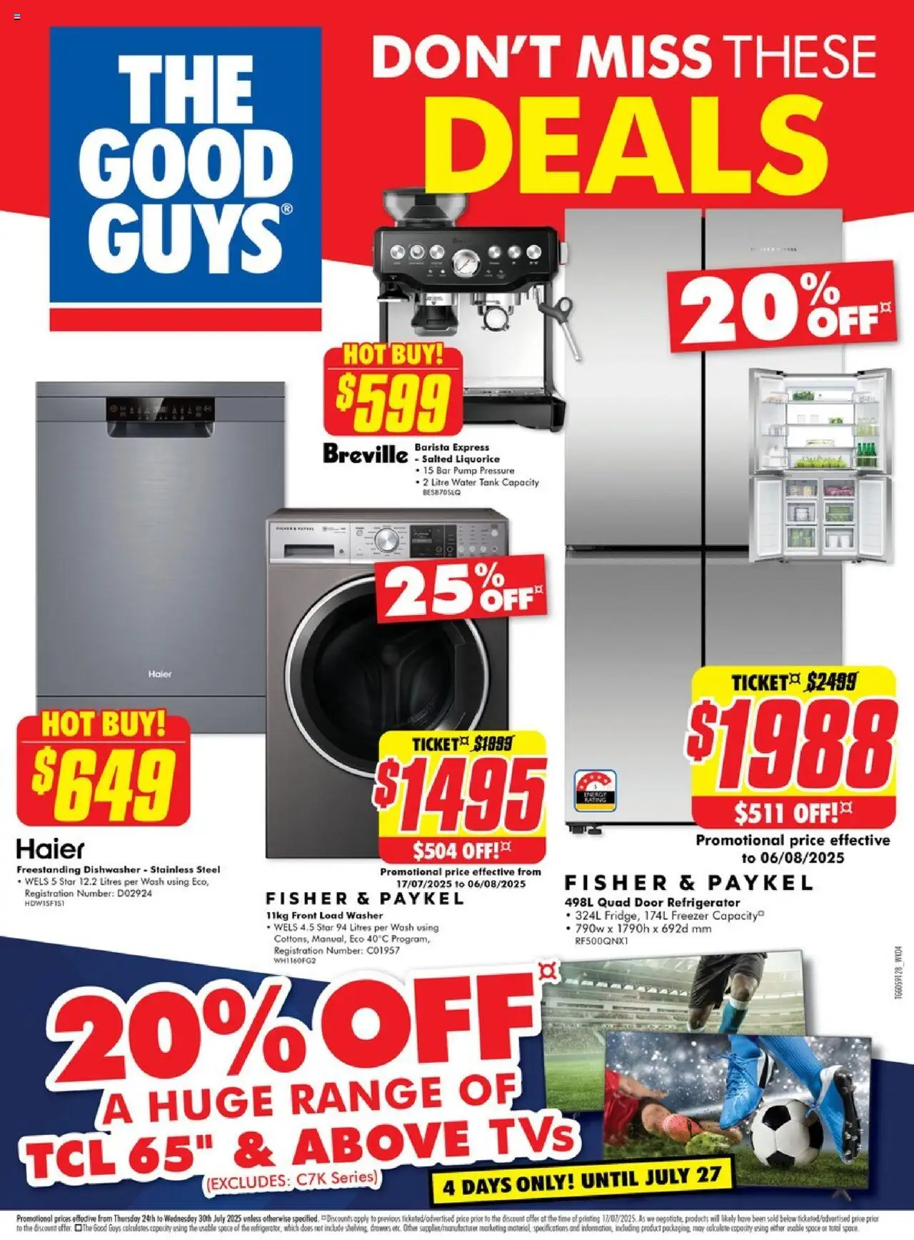 The Good Guys catalogue valid from 23/07/2025 - page 1