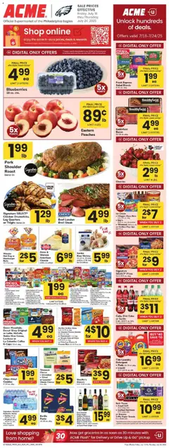 Ad Preview of Acme Weekly Ad - PA from 07/18/2025