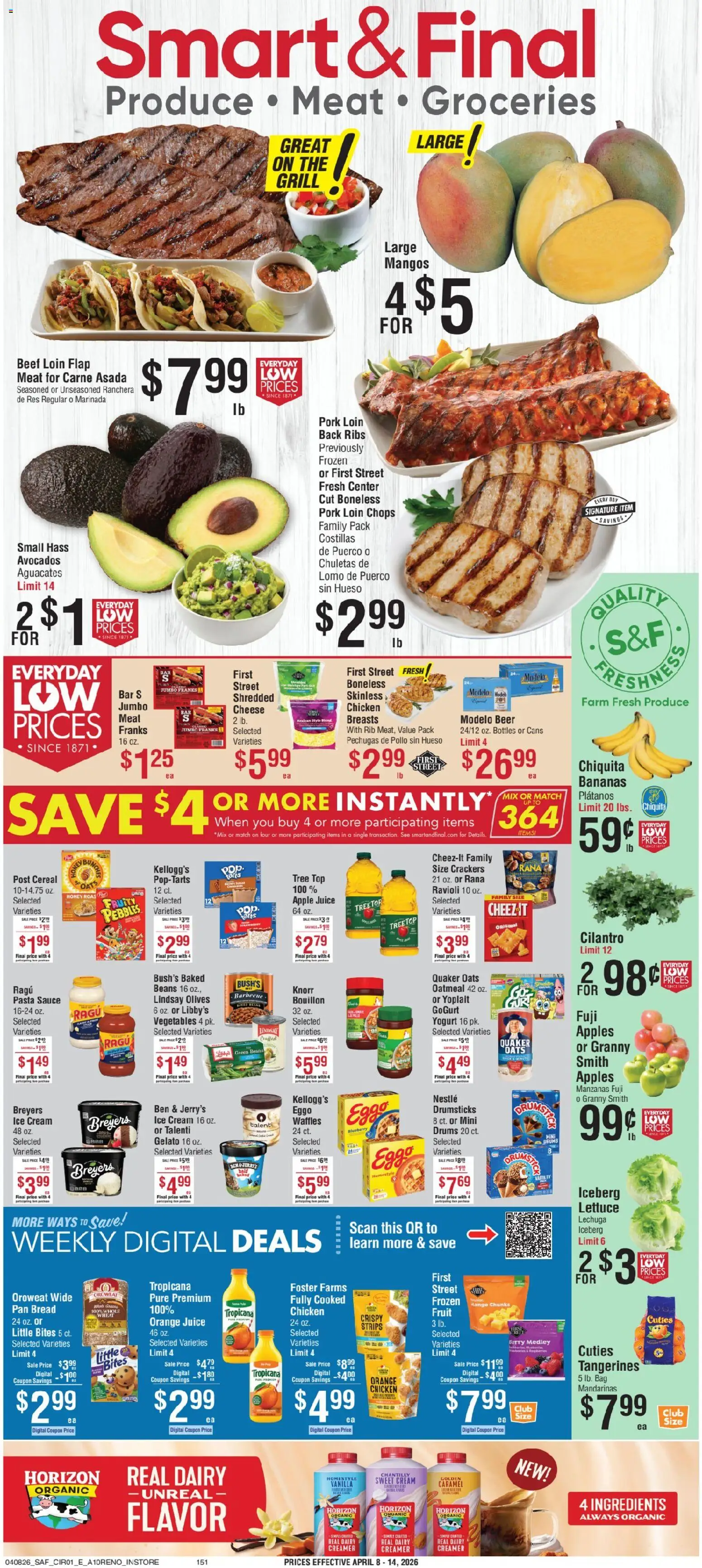 Ad Preview of Smart & Final Smart & Final Weekly Ad from 04/08/2026