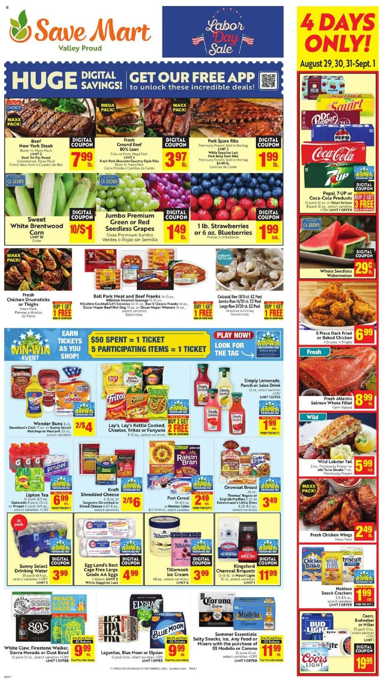 Save Mart Weekly Ad from 08/27/2025 - Flyer - Page number 1