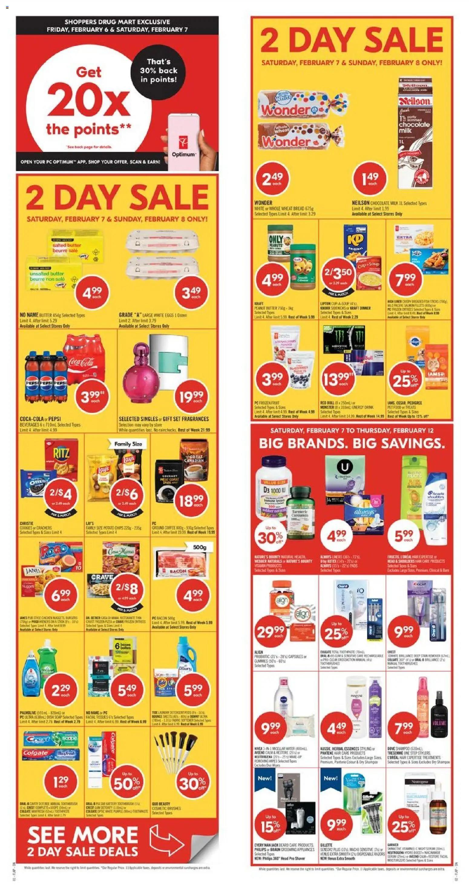 Preview of leaflet Weekly flyer / circulaire from shop Shoppers is valid from Feb 06, 2026