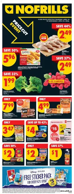 Un aperçu du dépliant No Frills weekly flyer - AB du magasin No Frills est valide à partir 16 avr. 2026
