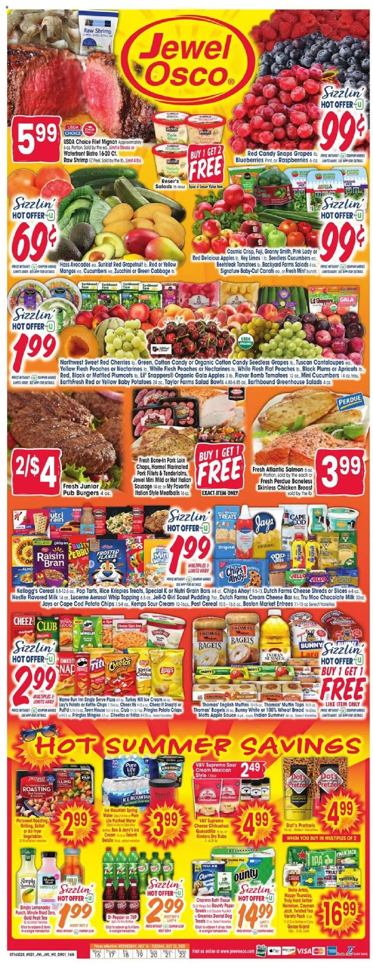 Jewel Osco Weekly Ad - IA from 07/16/2025 - Flyer - Page number 1