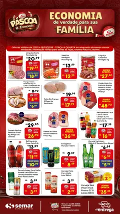 Pré-Visualização do folheto "Semar Supermercado - Ofertas da semana" da loja Semar Supermercado válido a partir de 17/03/2026