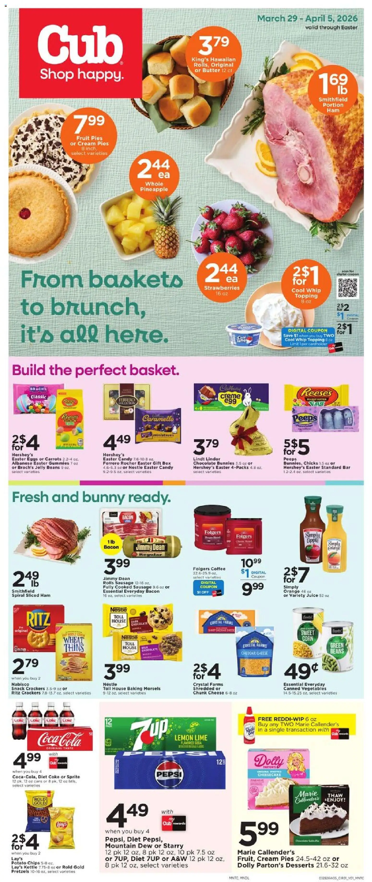 Ad Preview of Cub Foods Cub Foods Weekly Ad from 03/29/2026