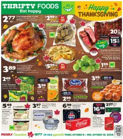 Preview of leaflet Weekly flyer / circulaire from shop Thrifty Foods is valid from Oct 09, 2025
