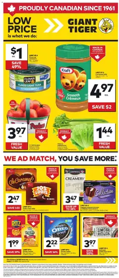 Preview of leaflet Weekly Flyer from shop Giant Tiger is valid from Aug 13, 2025