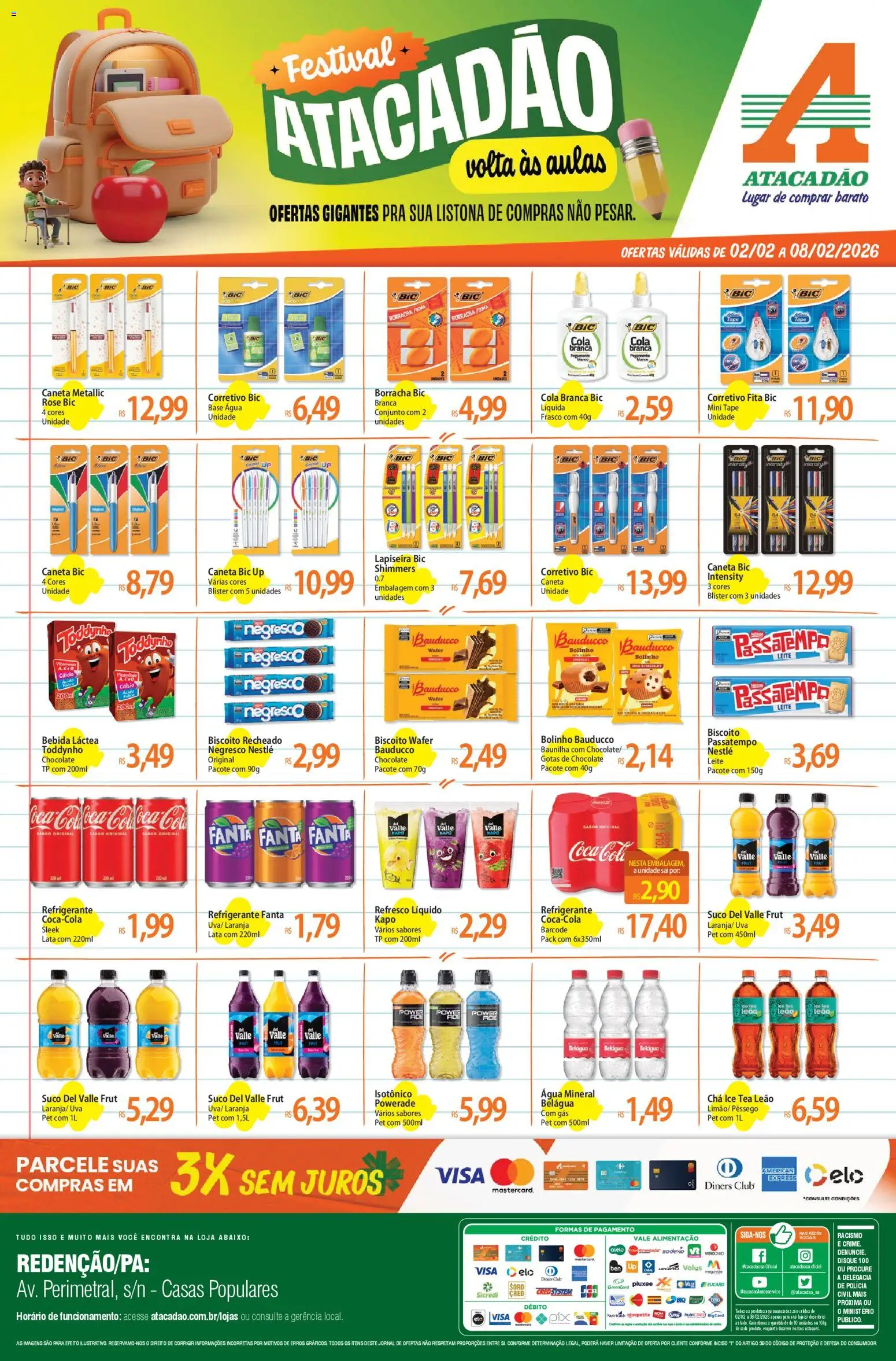 Pré-Visualização do folheto "Ofertas - PA" da loja Atacadão válido a partir de 02/02/2026