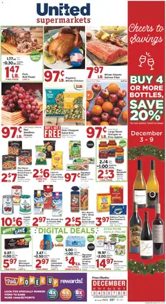 Ad Preview of United Supermarkets Weekly Ad from 12/02/2025 | Page: 1