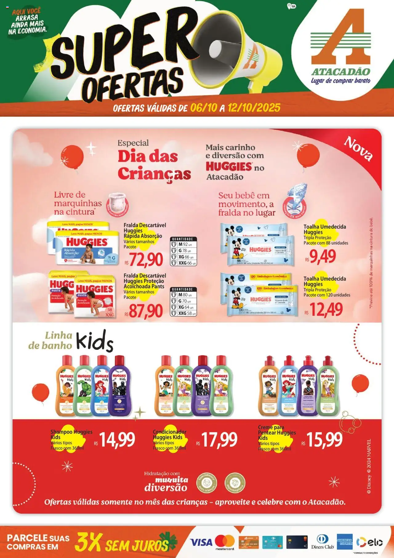 Atacadão folheto "Ofertas - BA" válido a partir de 06/10/2025 - número de página 1